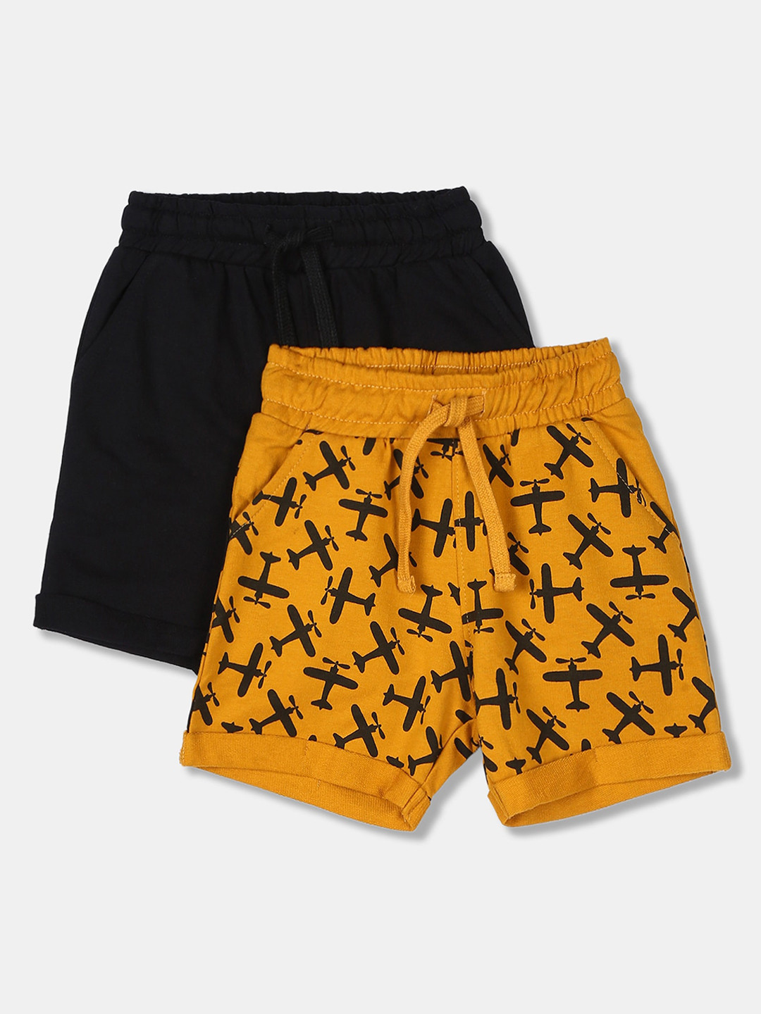 

Cherokee Boys Black Printed Regular Fit Regular Shorts