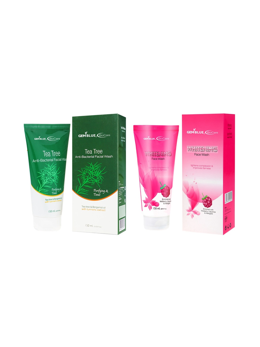

GEMBLUE BioCare Set of Two Face Washes, Green