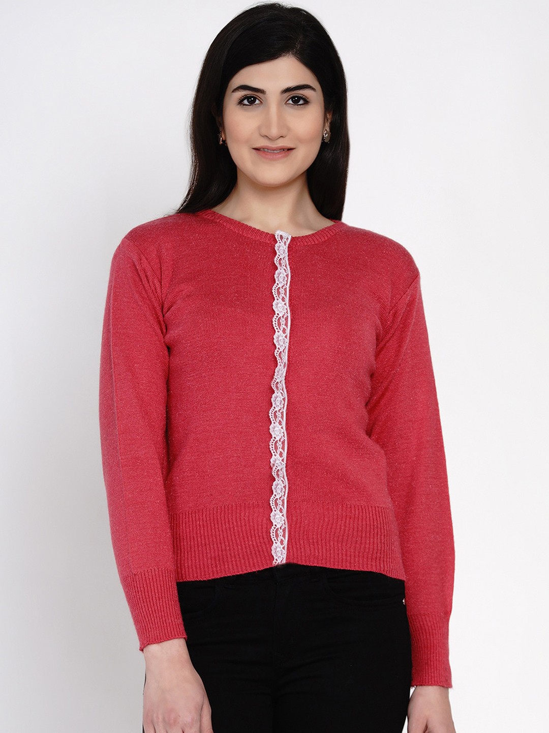 

FABNEST Women Pink Solid