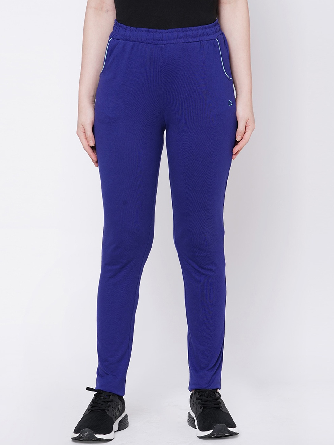 

Sweet Dreams Women Blue Solid Slim-Fit Track Pants
