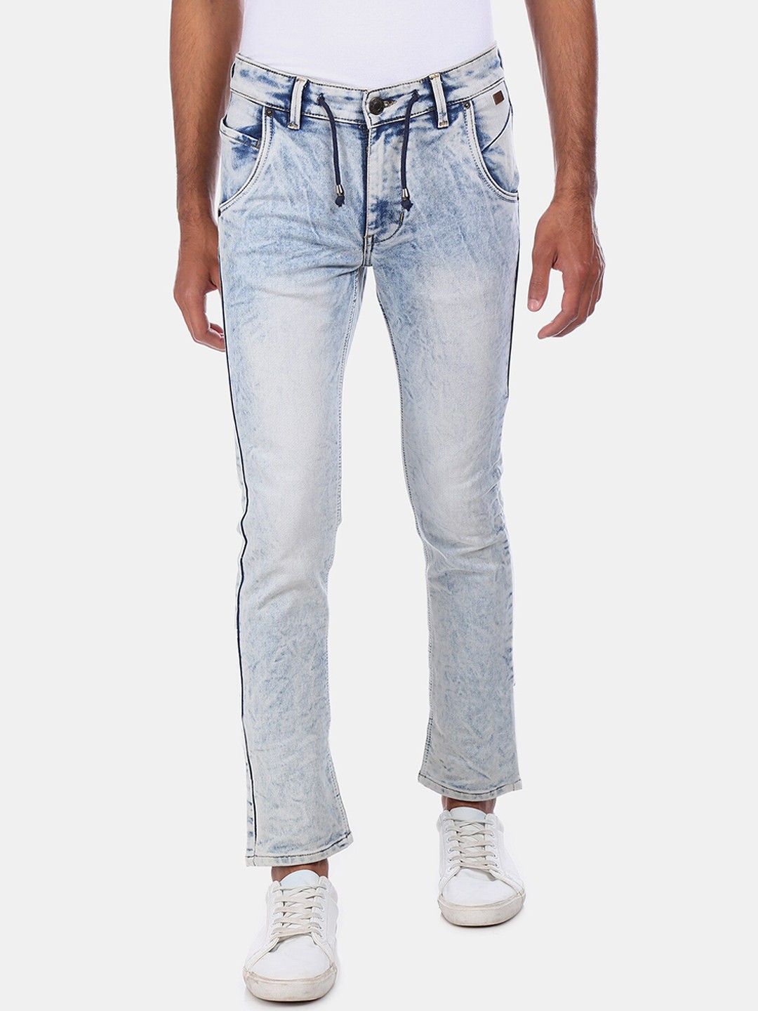 

Cherokee Men Blue Regular Fit Mid-Rise Clean Look Jeans