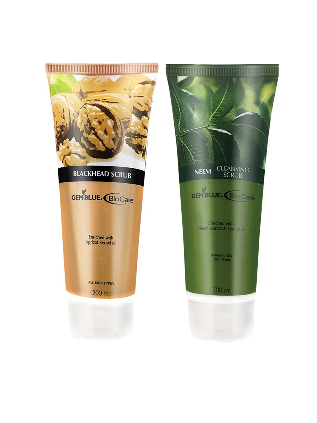 

GEMBLUE BioCare Set Of Blackhead & Neem Scrubs, Beige