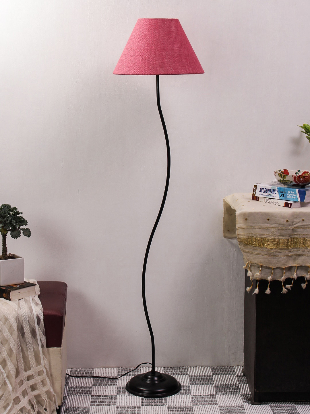 

Devansh Pink Solid Contemporary Club Lamp