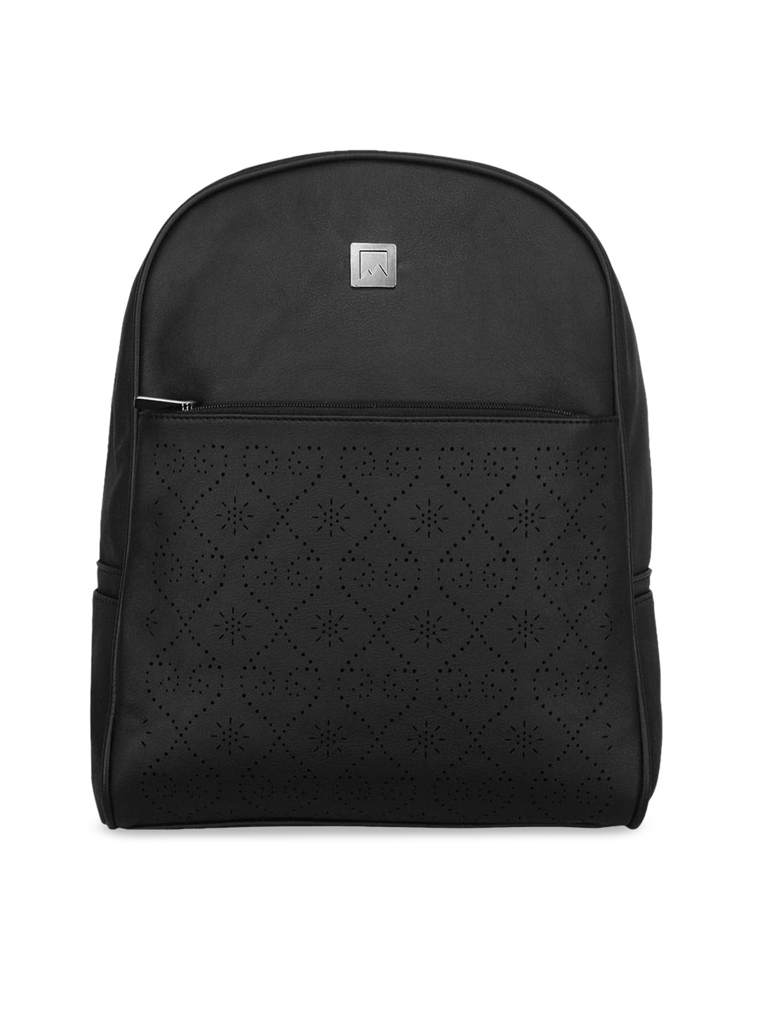 

Mounthood Women Black Solid Backpack