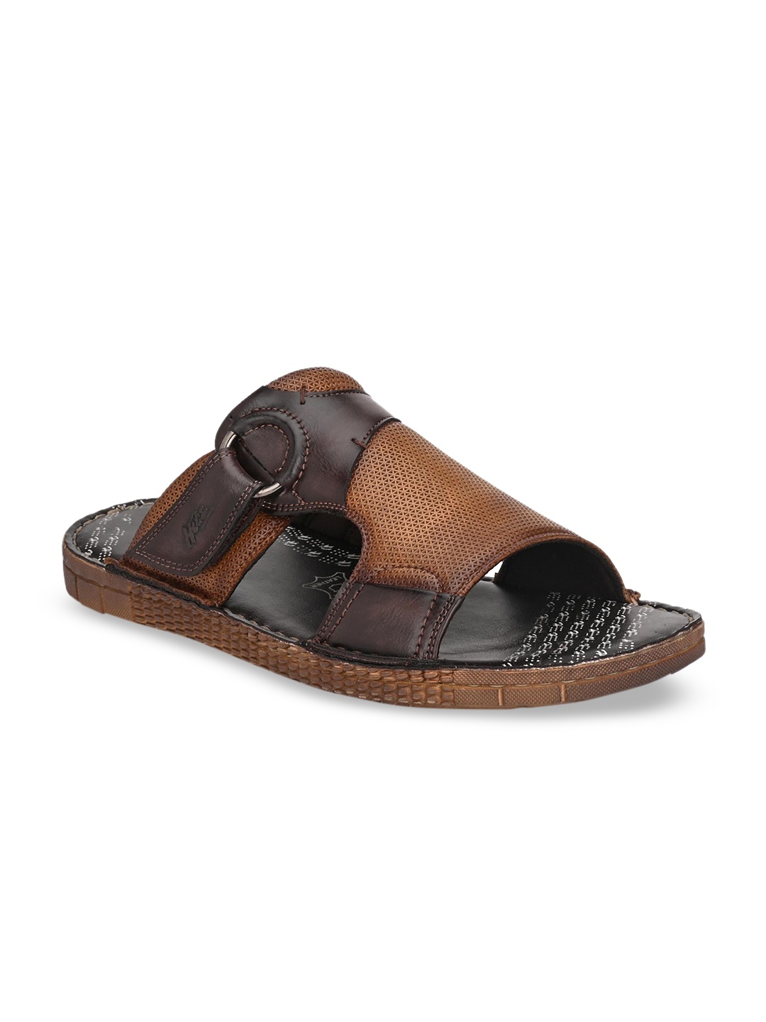 

Hitz Men Brown Comfort Sandals