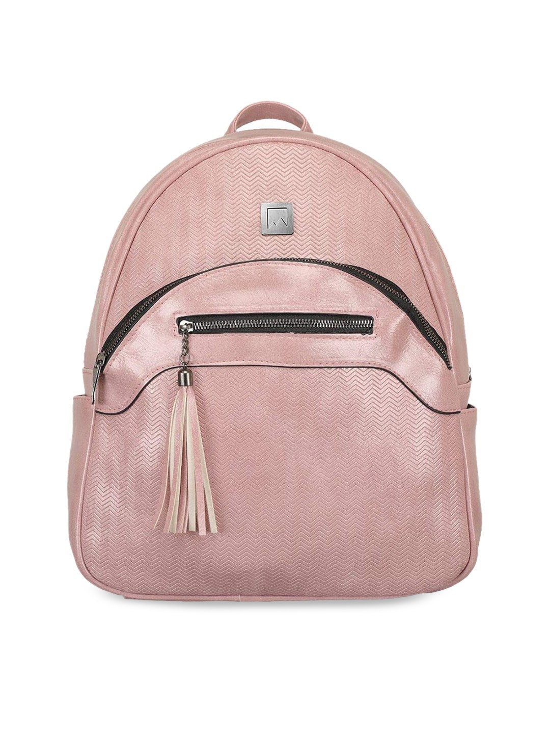 

Mounthood Women Pink Solid Backpack
