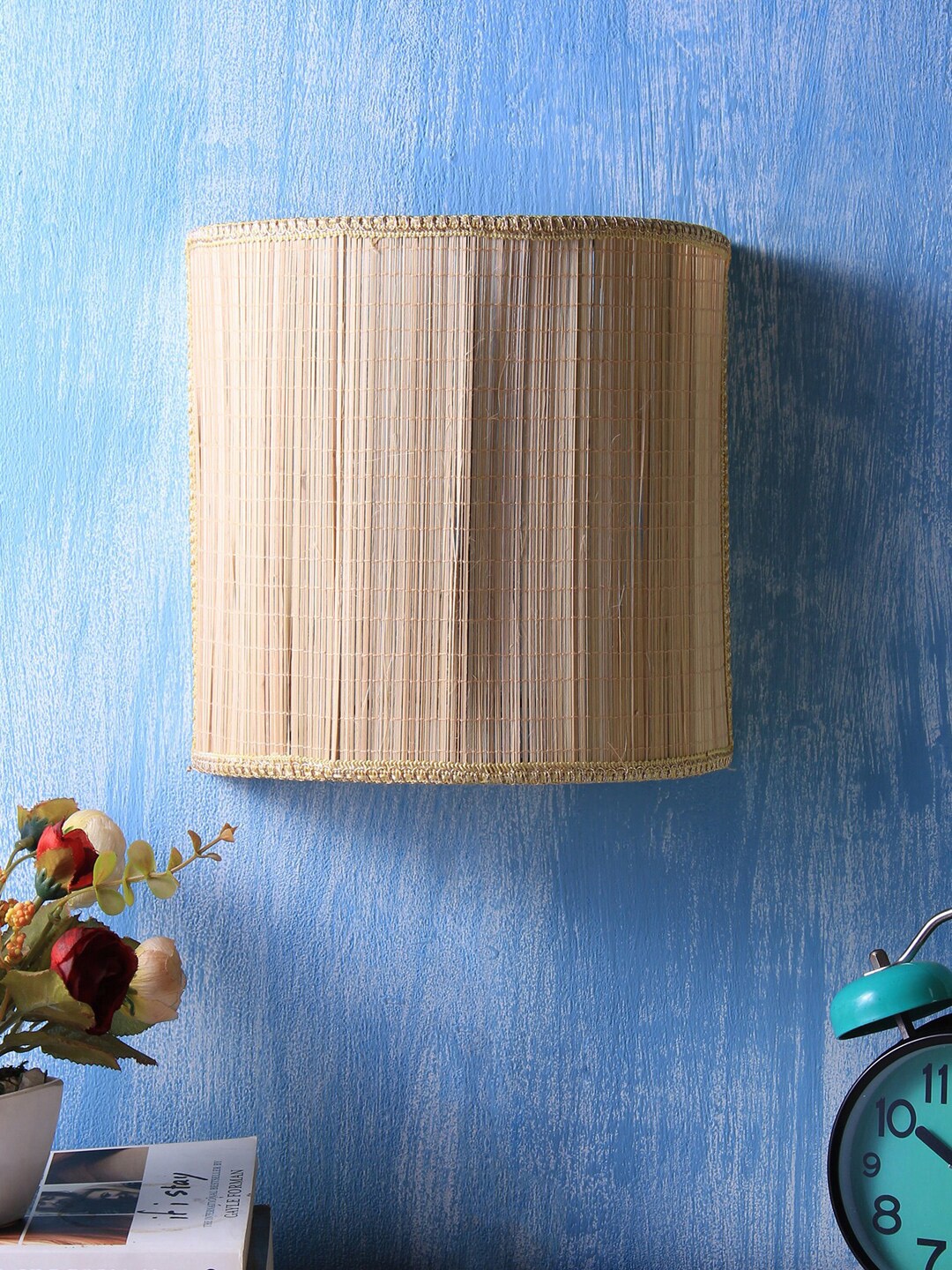 

Devansh Beige Solid Contemporary Flush Mount Wall Lamp