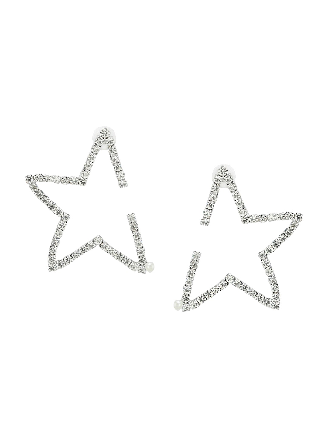 

Kazo Silver-Toned Star Shaped Studs