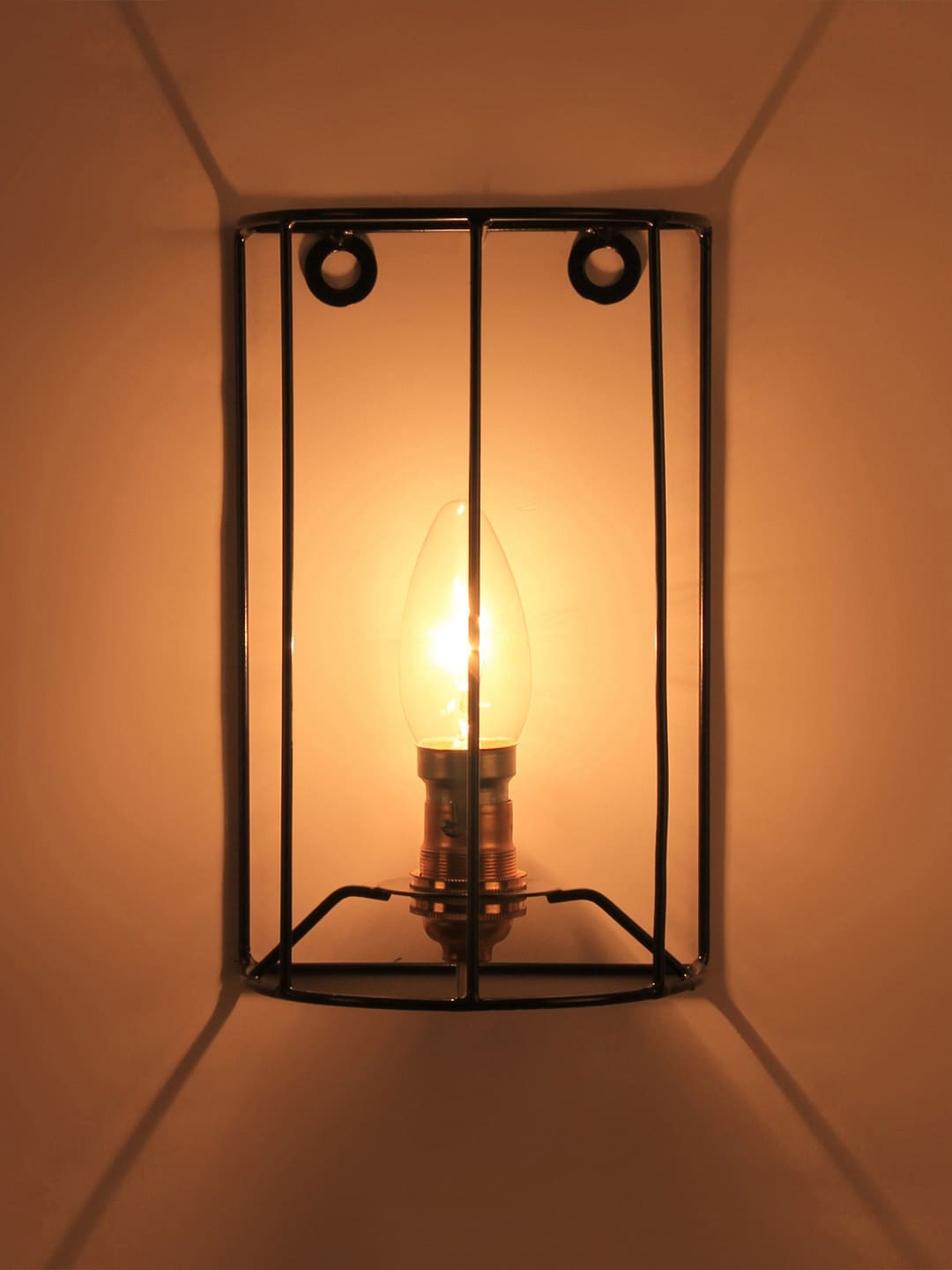 

Devansh White Solid Contemporary Flush Mount Wall Lamp