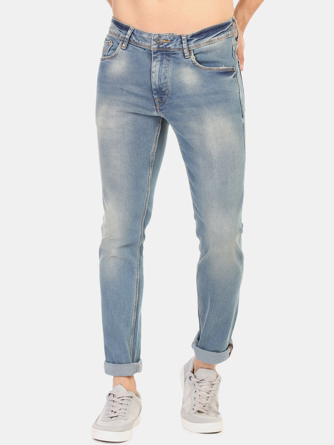 

Flying Machine Men Blue Slim Fit Jeans
