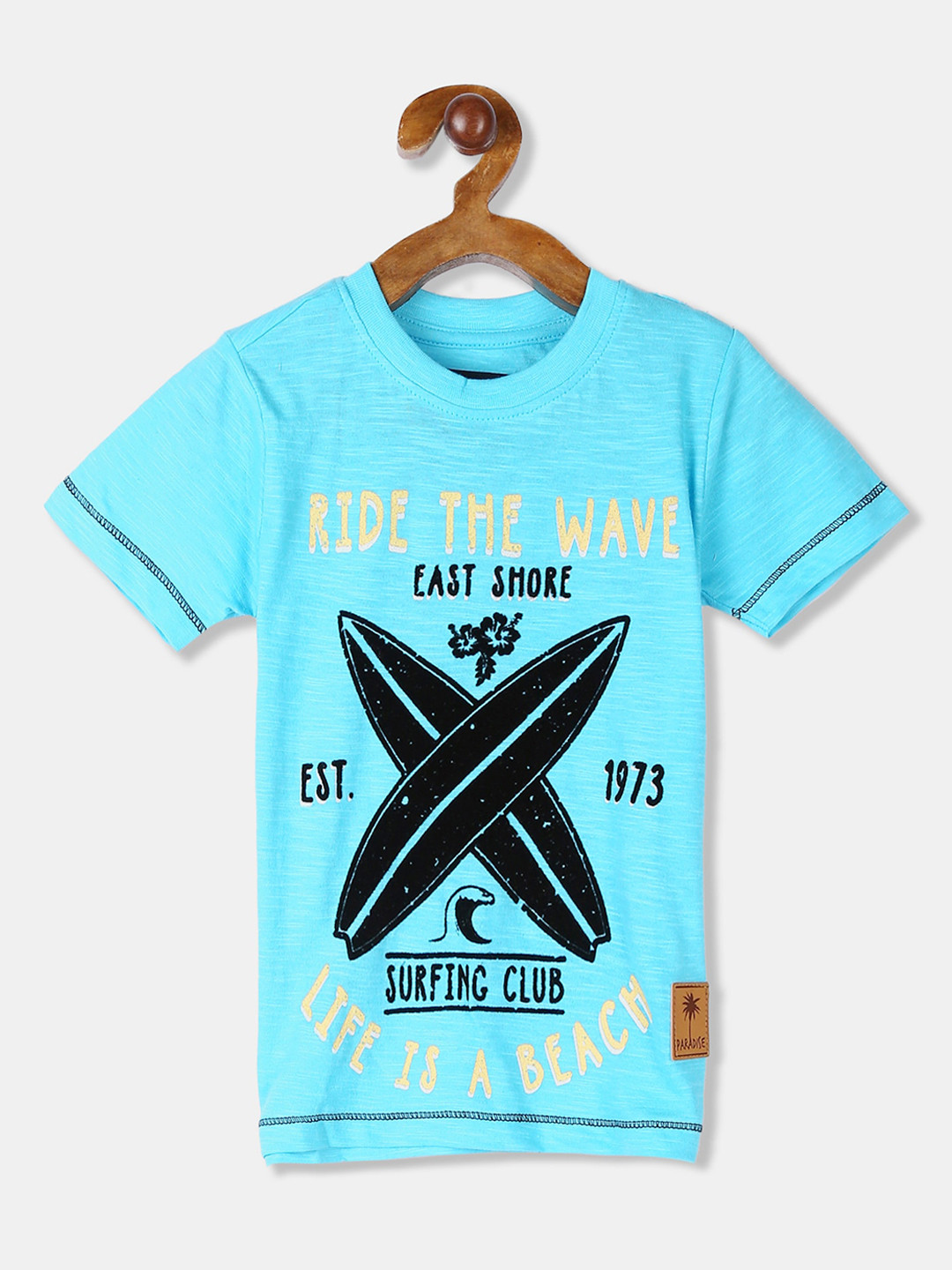 

Cherokee Boys Blue Printed Round Neck T-shirt