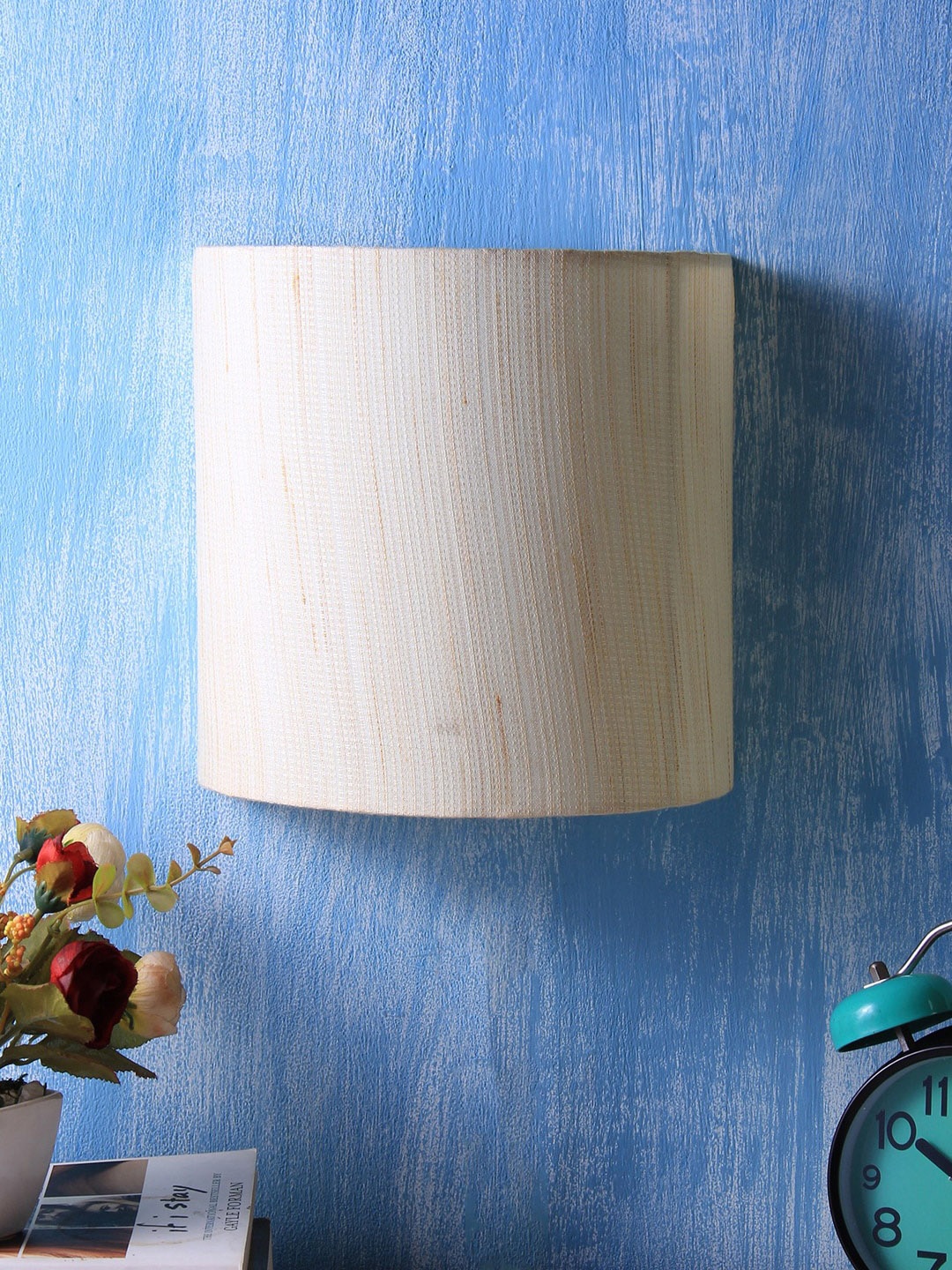 

Devansh Cream-Coloured Solid Contemporary Flush Mount Wall Lamp