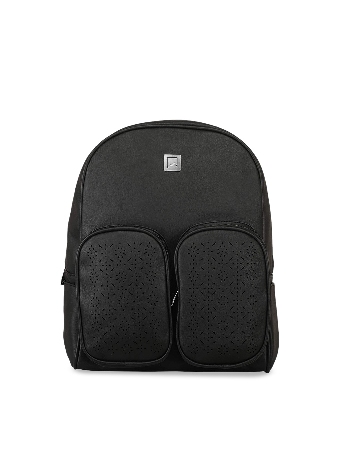 

Mounthood Women Black Solid Backpack