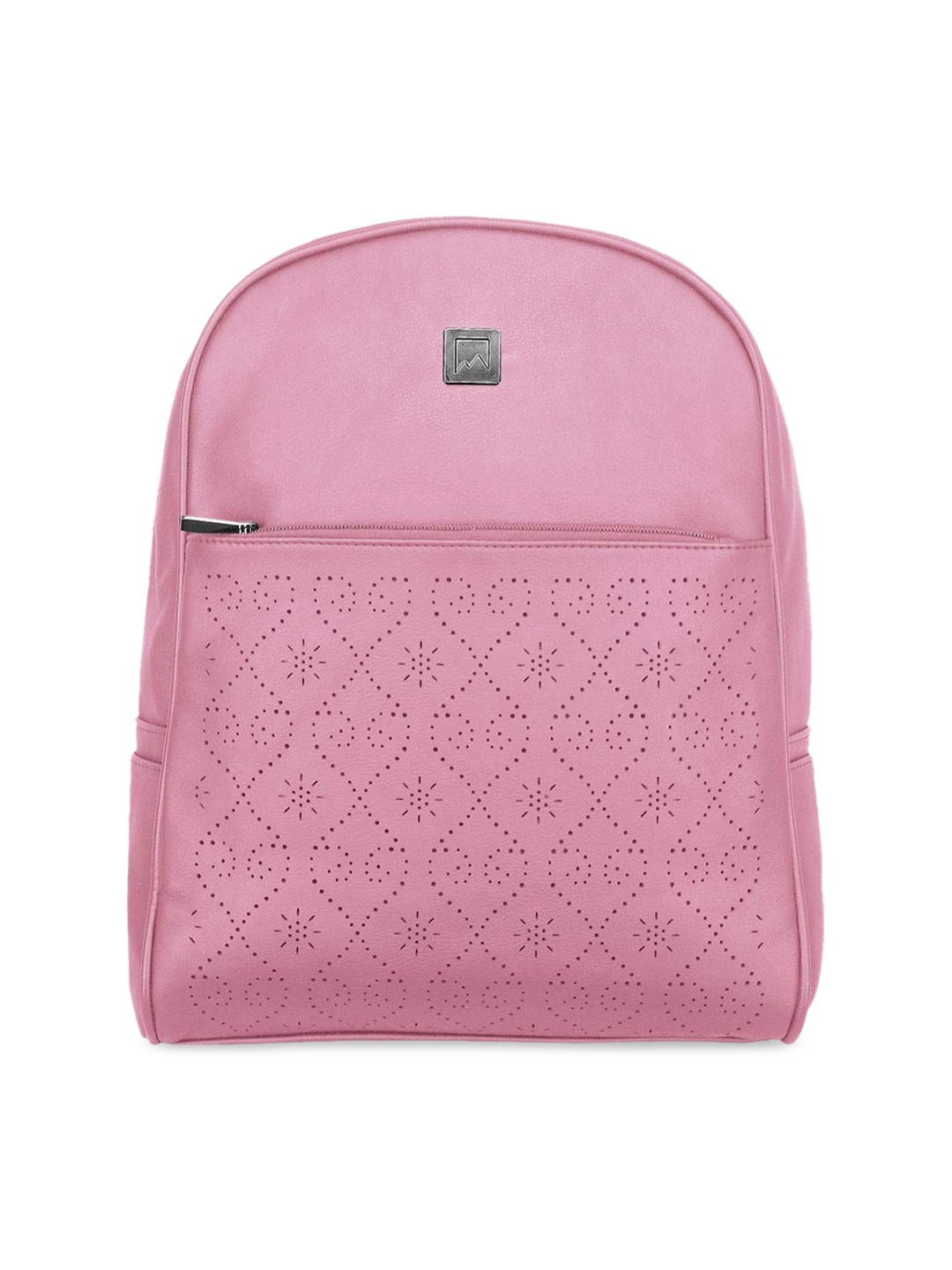 

Mounthood Women Pink Solid Backpack
