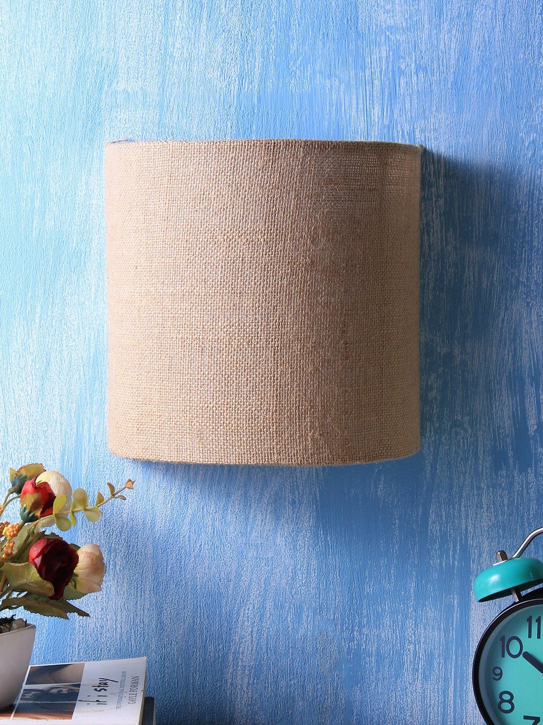 

Devansh Beige Solid Contemporary Flush Mount Wall Lamp