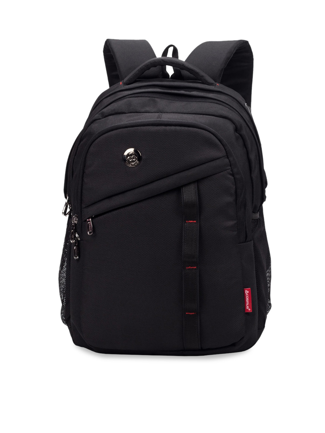 

COSMUS Unisex Black Solid Backpack