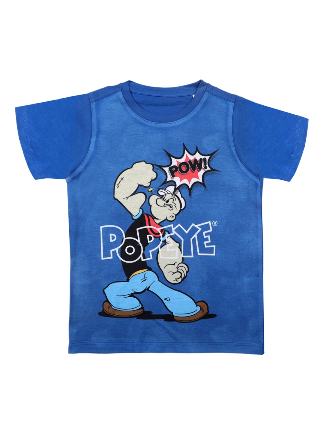 

Popeye Boys Blue Printed Round Neck T-shirt