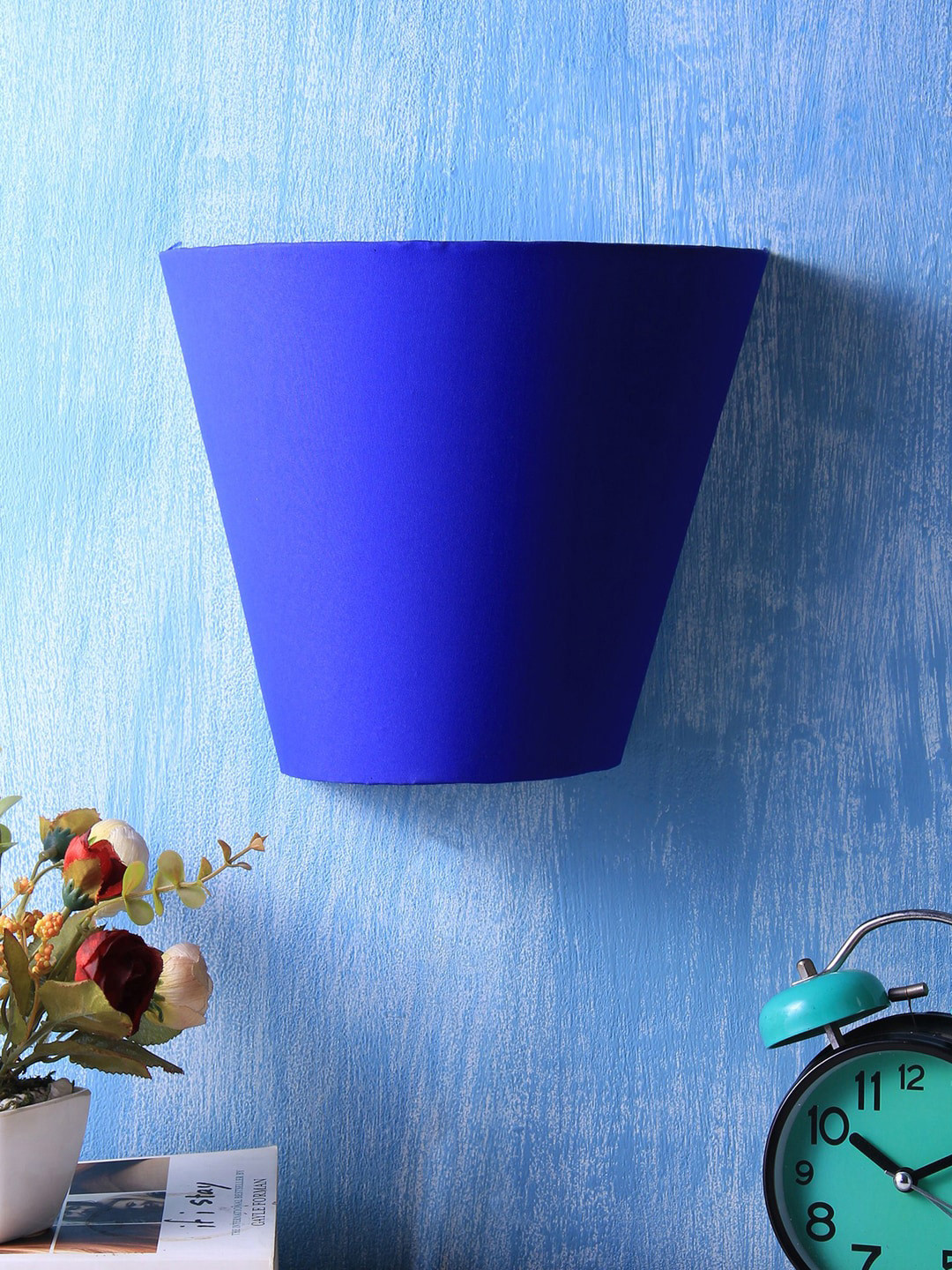 

Devansh Blue Solid Contemporary Flush Mount Light