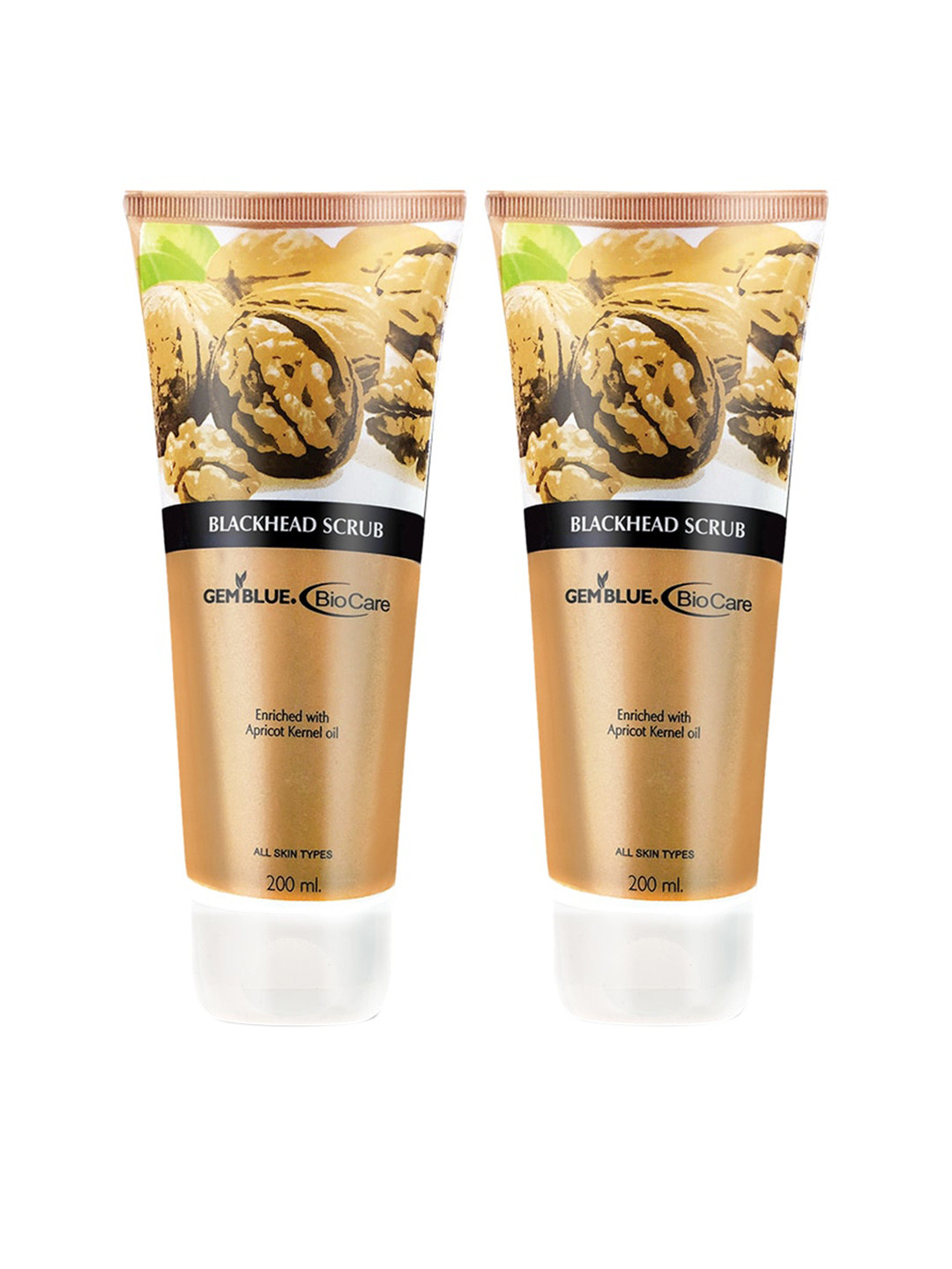 

GEMBLUE BioCare Set of 2 Face Scrubs, Gold