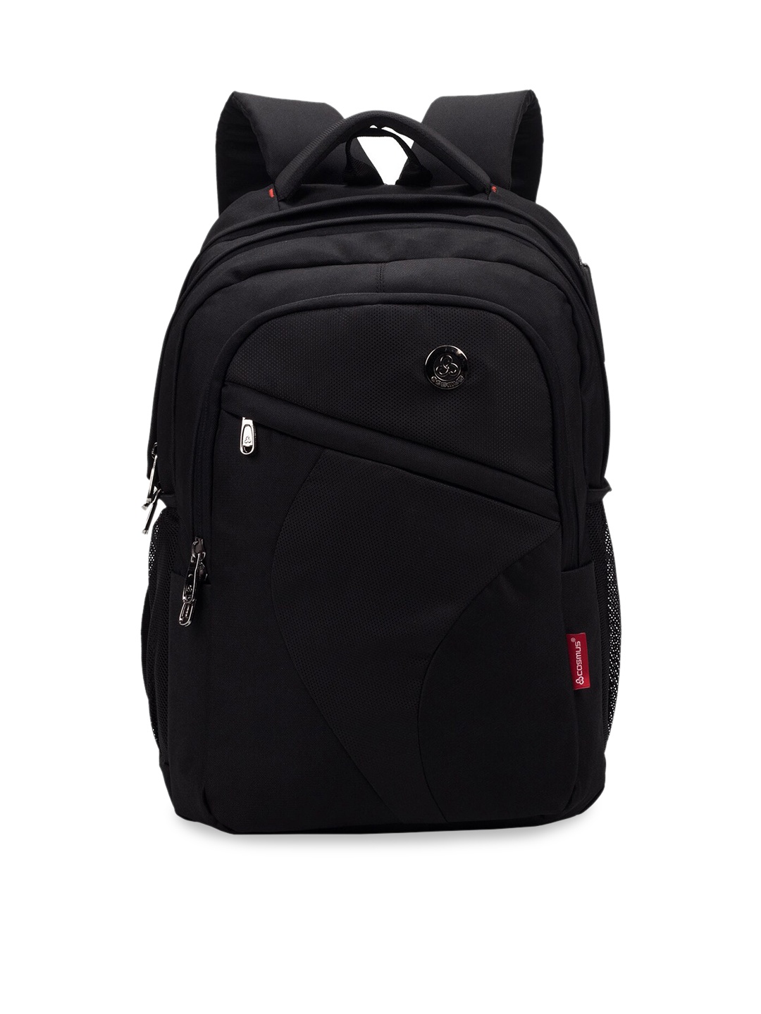 

COSMUS Unisex Black Solid Backpack