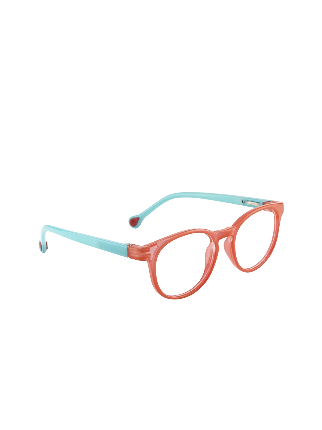 

Clark N Palmer Unisex Kids Red & Blue Colourblocked Full Rim Oval Frames CNP-Y127-C2