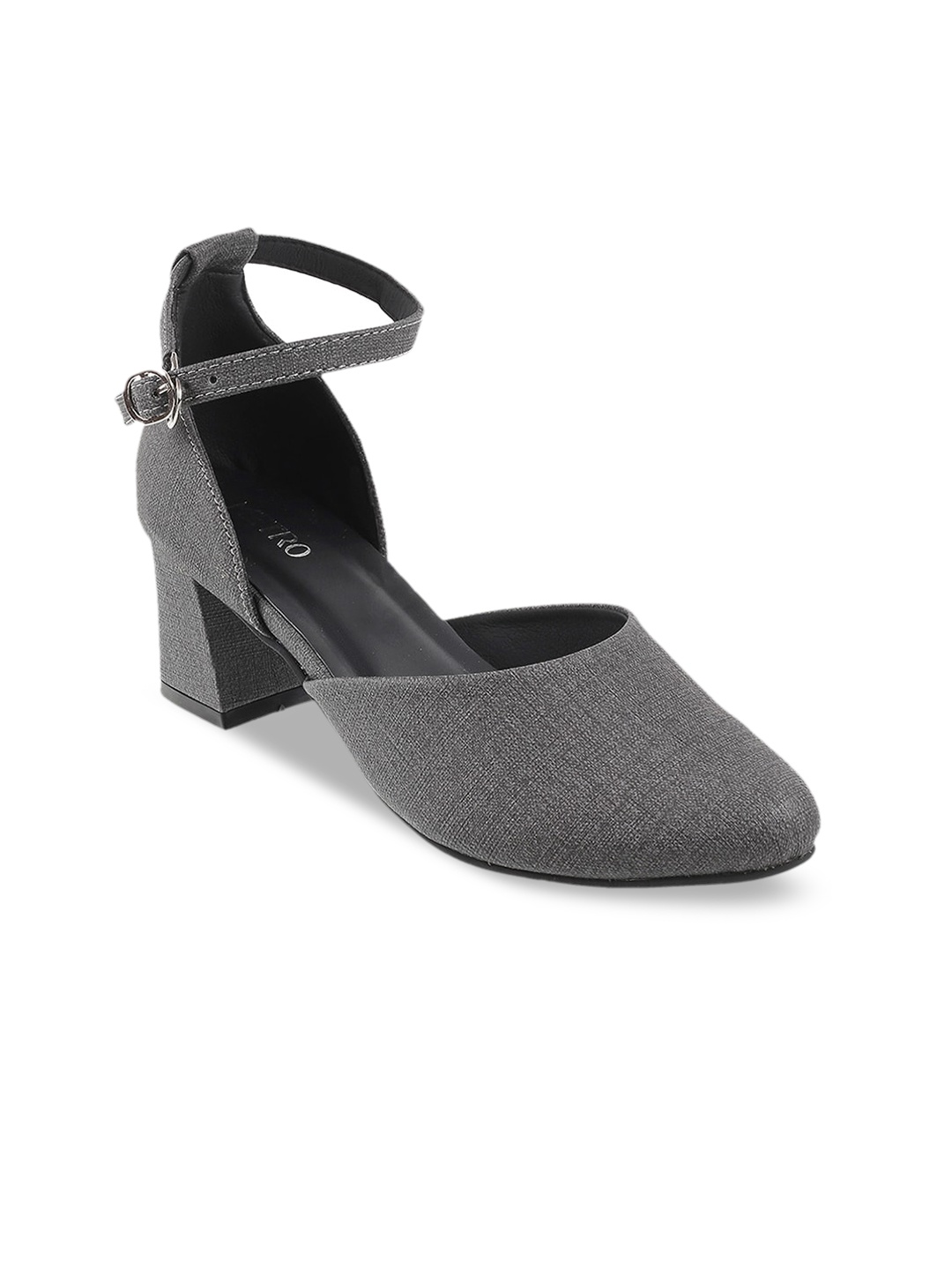 

Metro Women Grey Solid Pumps