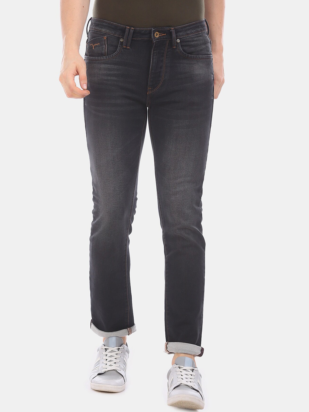 

Flying Machine Men Black Slim Fit Jeans