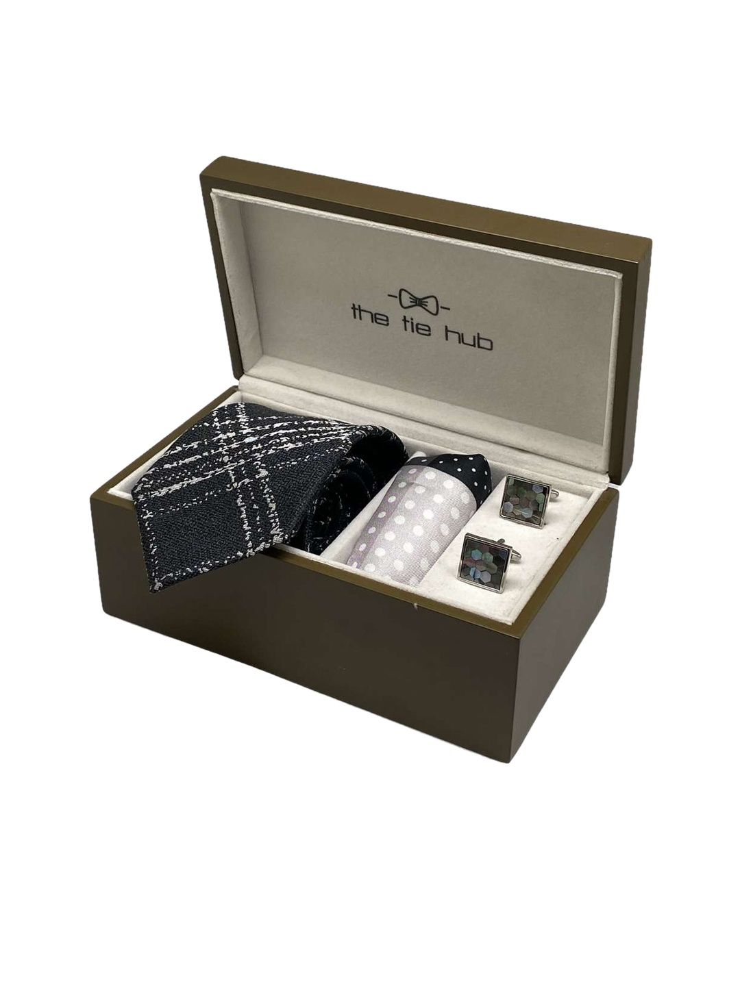 

The Tie Hub Men Accessory Gift Set, Black