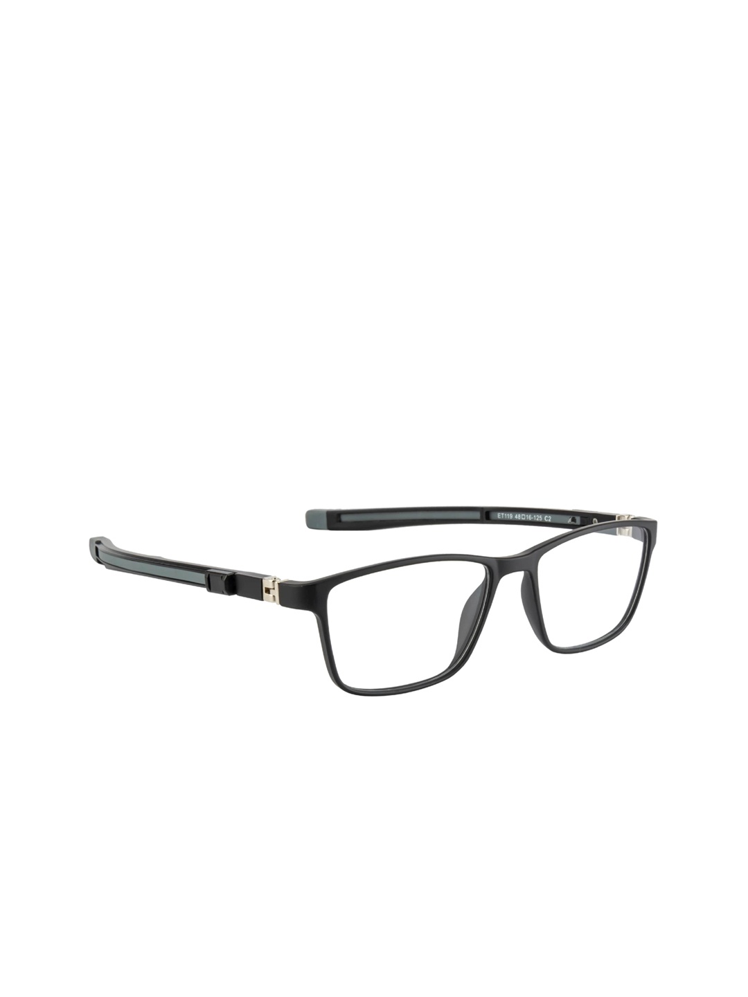 

Clark N Palmer Kids Black Colourblocked Full Rim Rectangle Frames CNP-ET119-C02