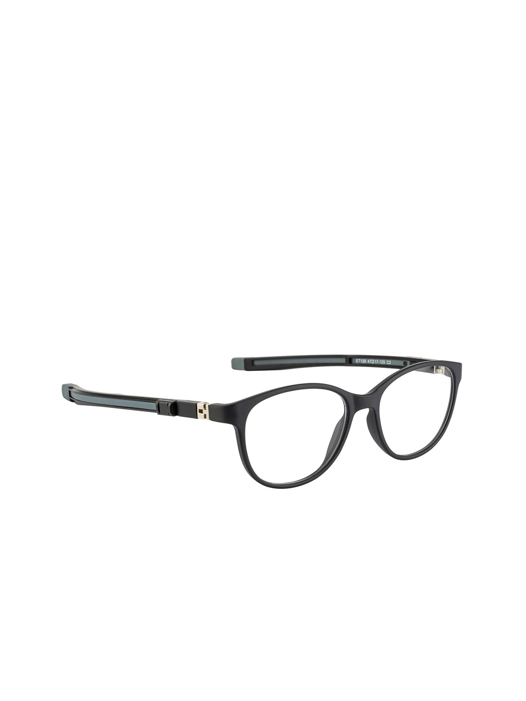 

Clark N Palmer Kids Black Solid Full Rim Oval Frames CNP-ET120-C02