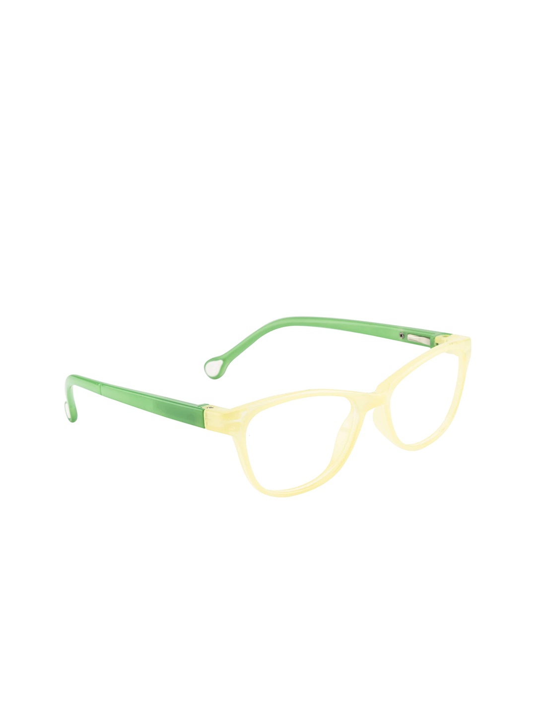

Clark N Palmer Kids Yellow & Green Colourblocked Full Rim Rectangle Frames CNP-Y128-C5