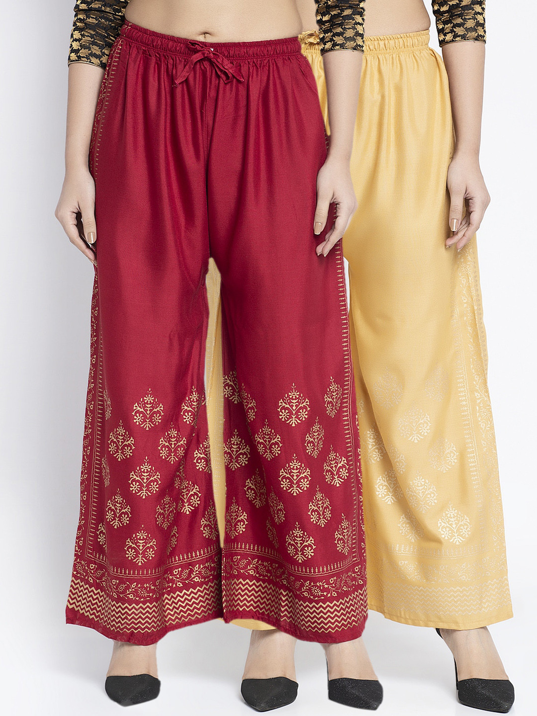 

GRACIT Women Beige Printed