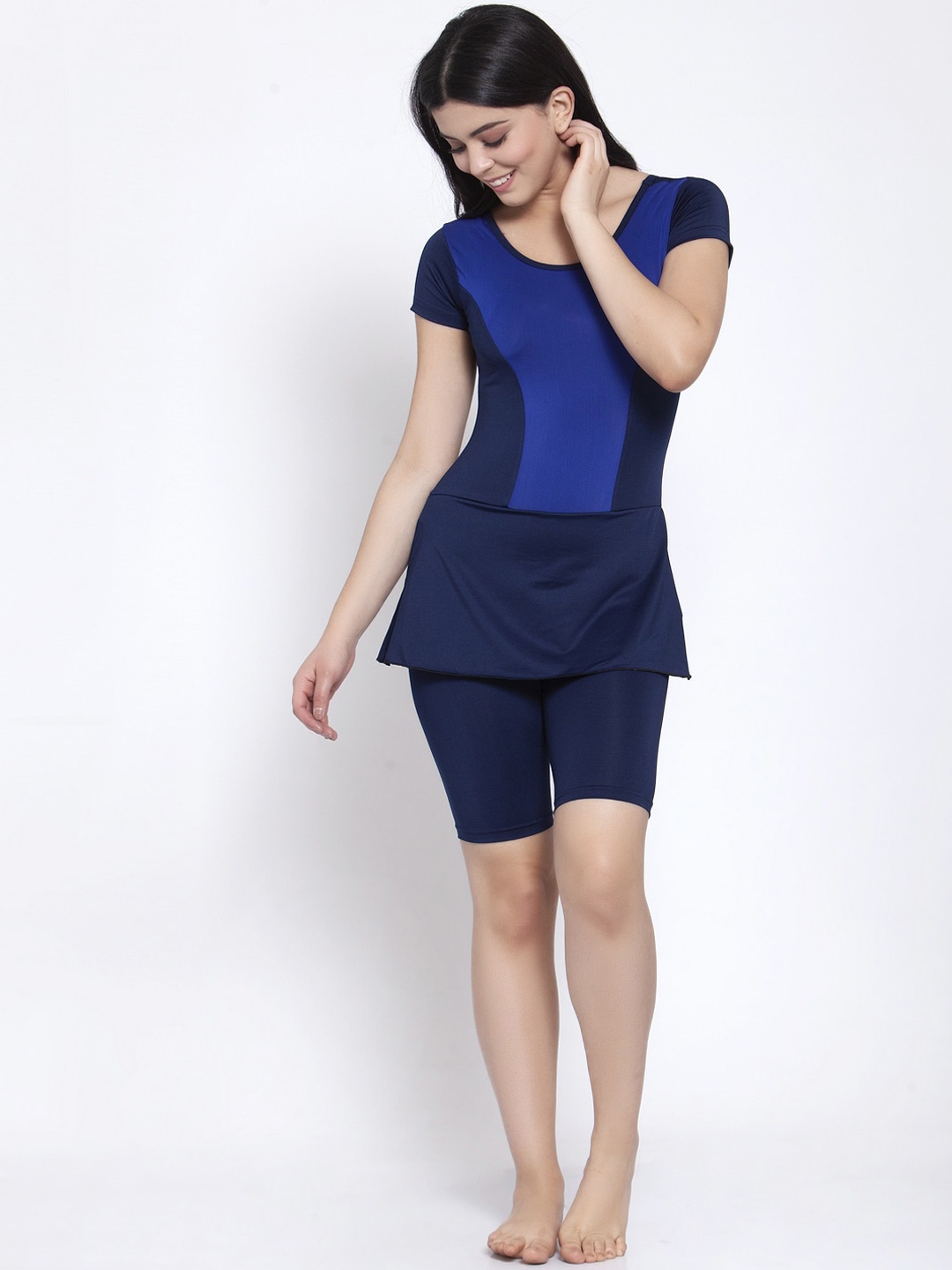

CUKOO Women Blue Colourblocked Single Piece Pantsuit
