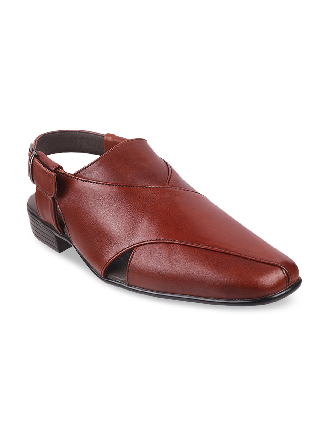 

Metro Men Maroon Shoe-Style Sandals