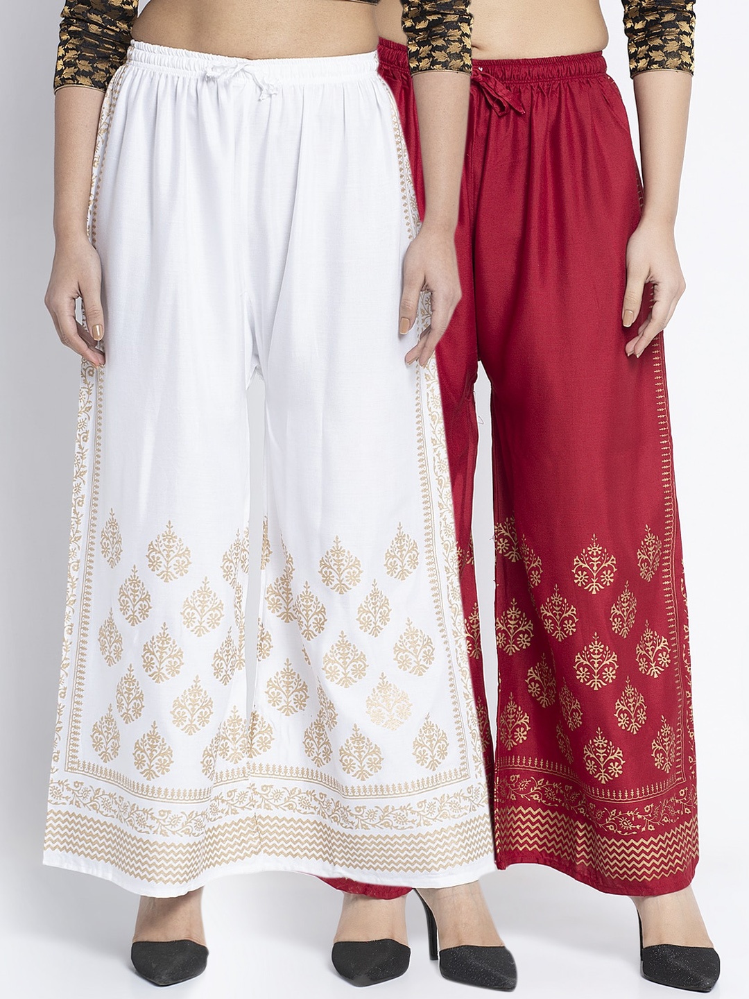 

GRACIT Women White Printed