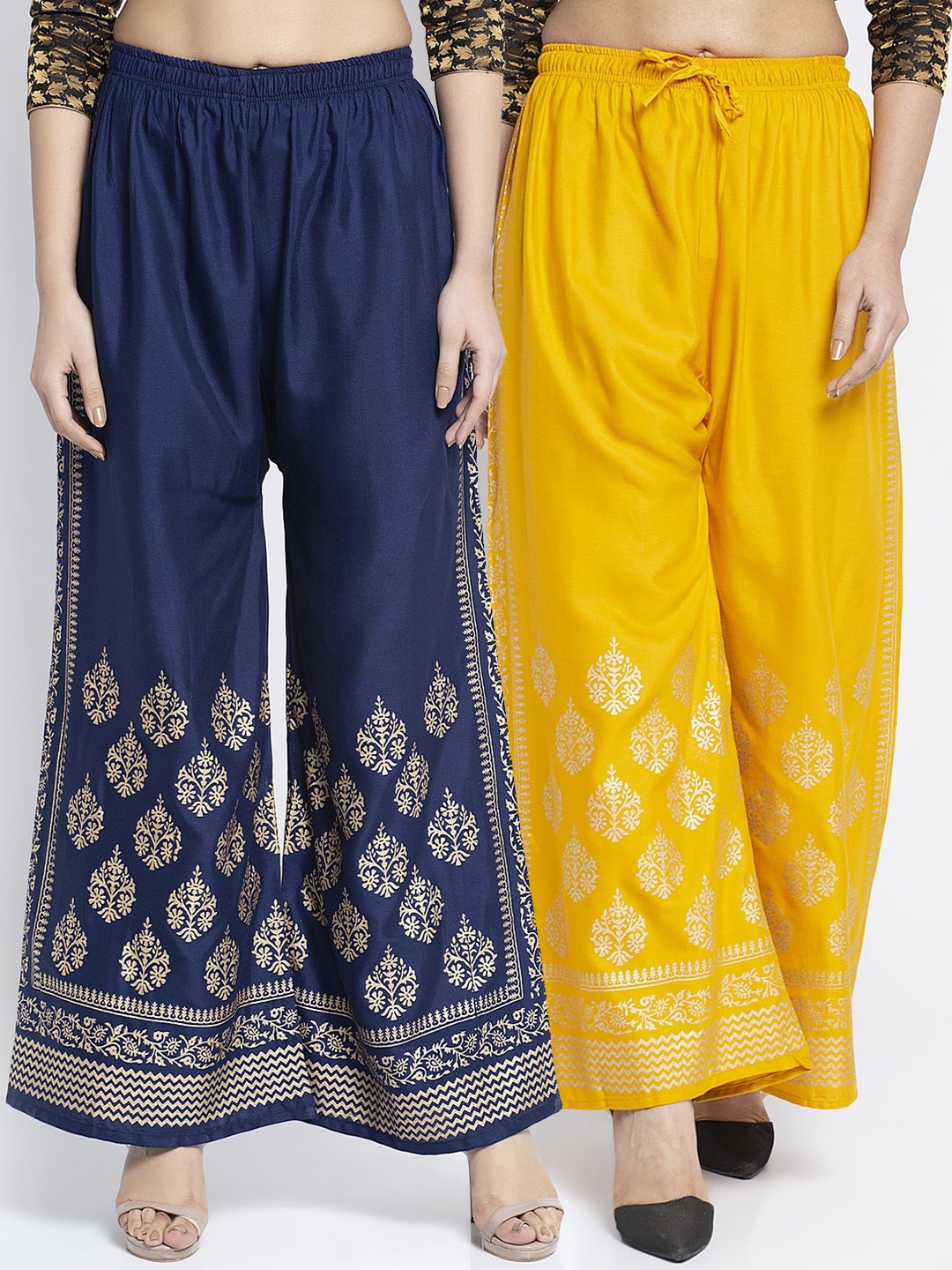 

GRACIT Women Yellow Printed