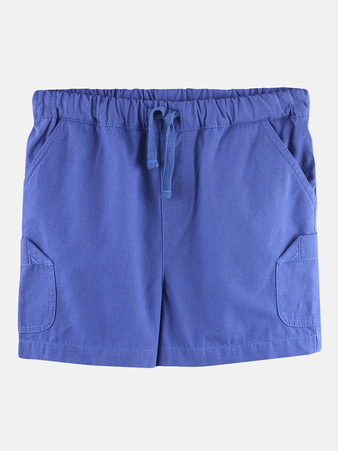 

Beebay Boys Blue Solid Regular Fit Regular Shorts