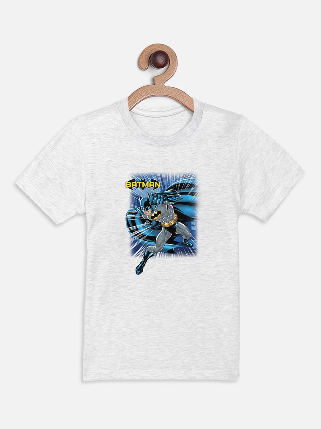 

Kids Ville Batman featured Grey Tshirt for Boys
