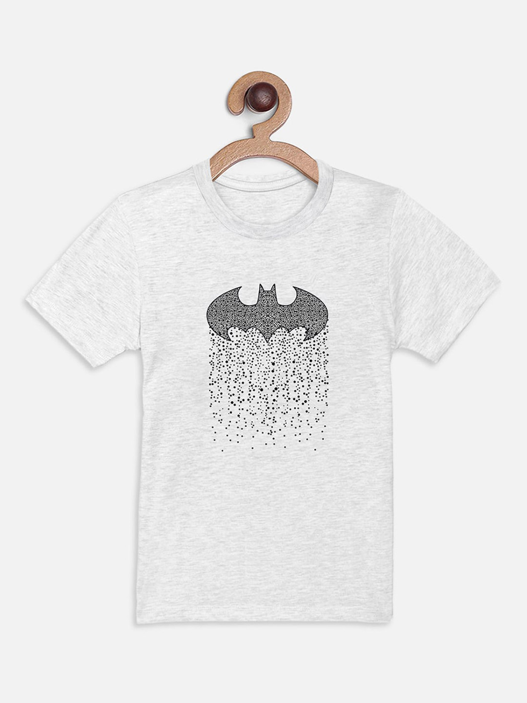 

Kids Ville Boys Batman Printed Grey Tshirt