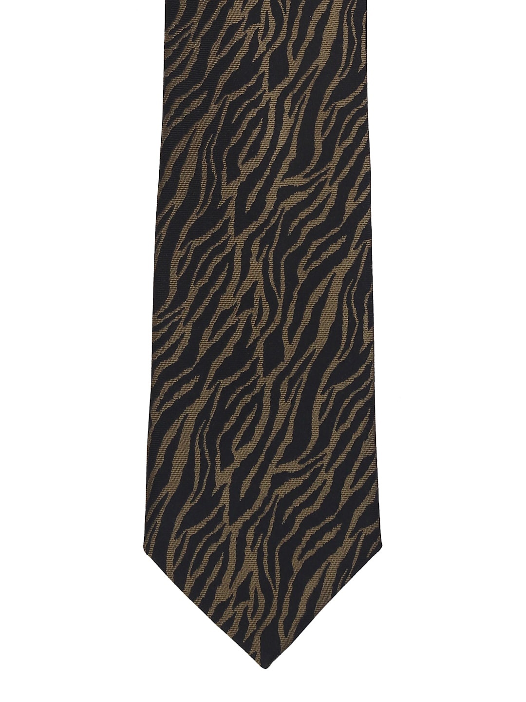 

Alvaro Castagnino Brown & Black Printed Broad Tie