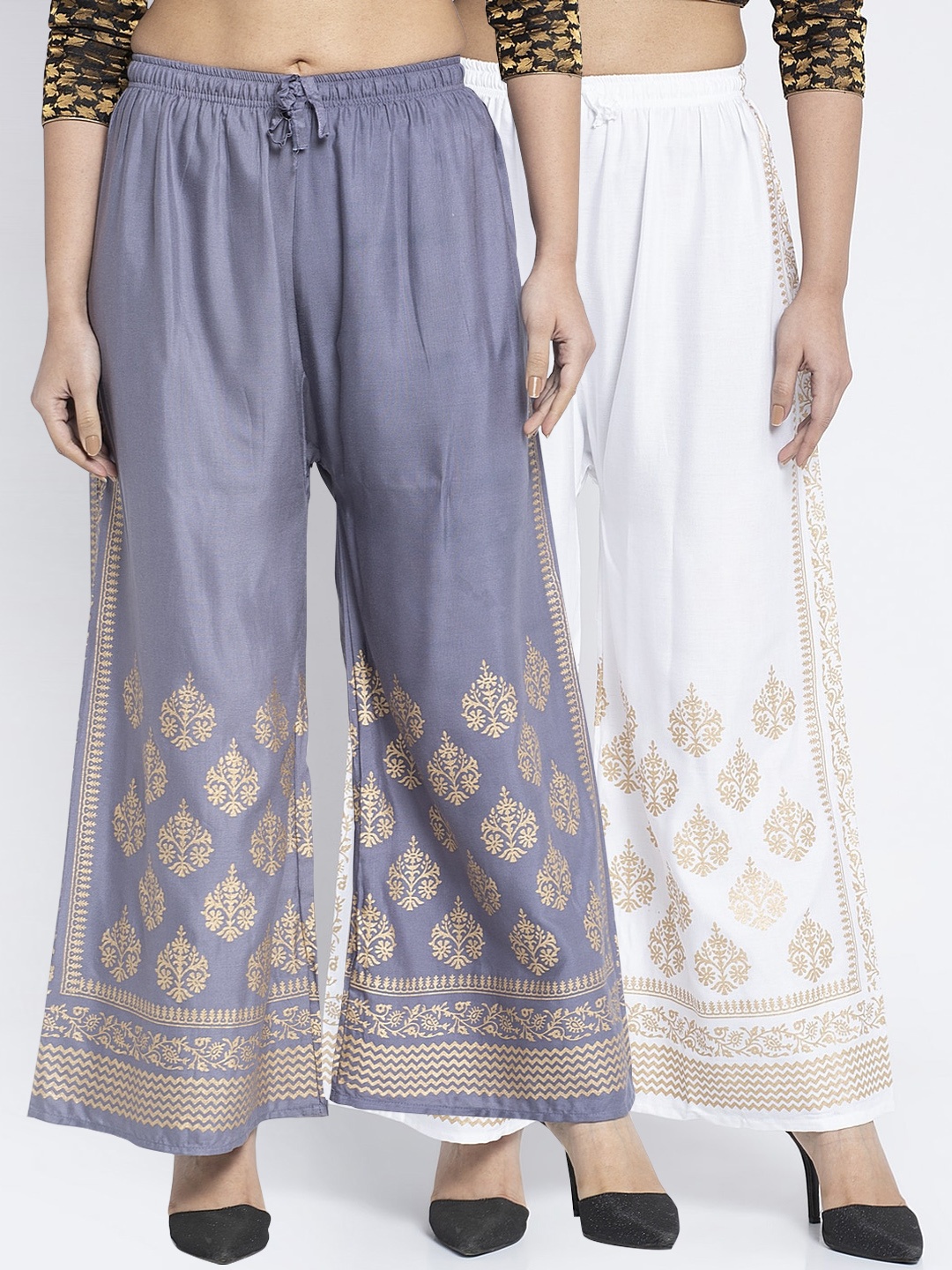 

GRACIT Women White Printed