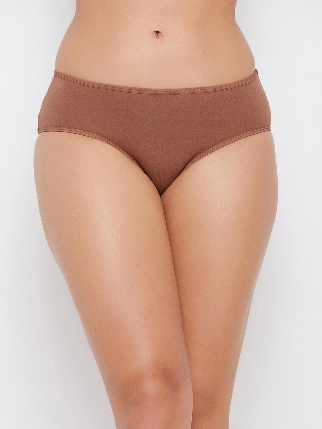 

Clovia Women Brown Solid Hipster Briefs PN3310G24