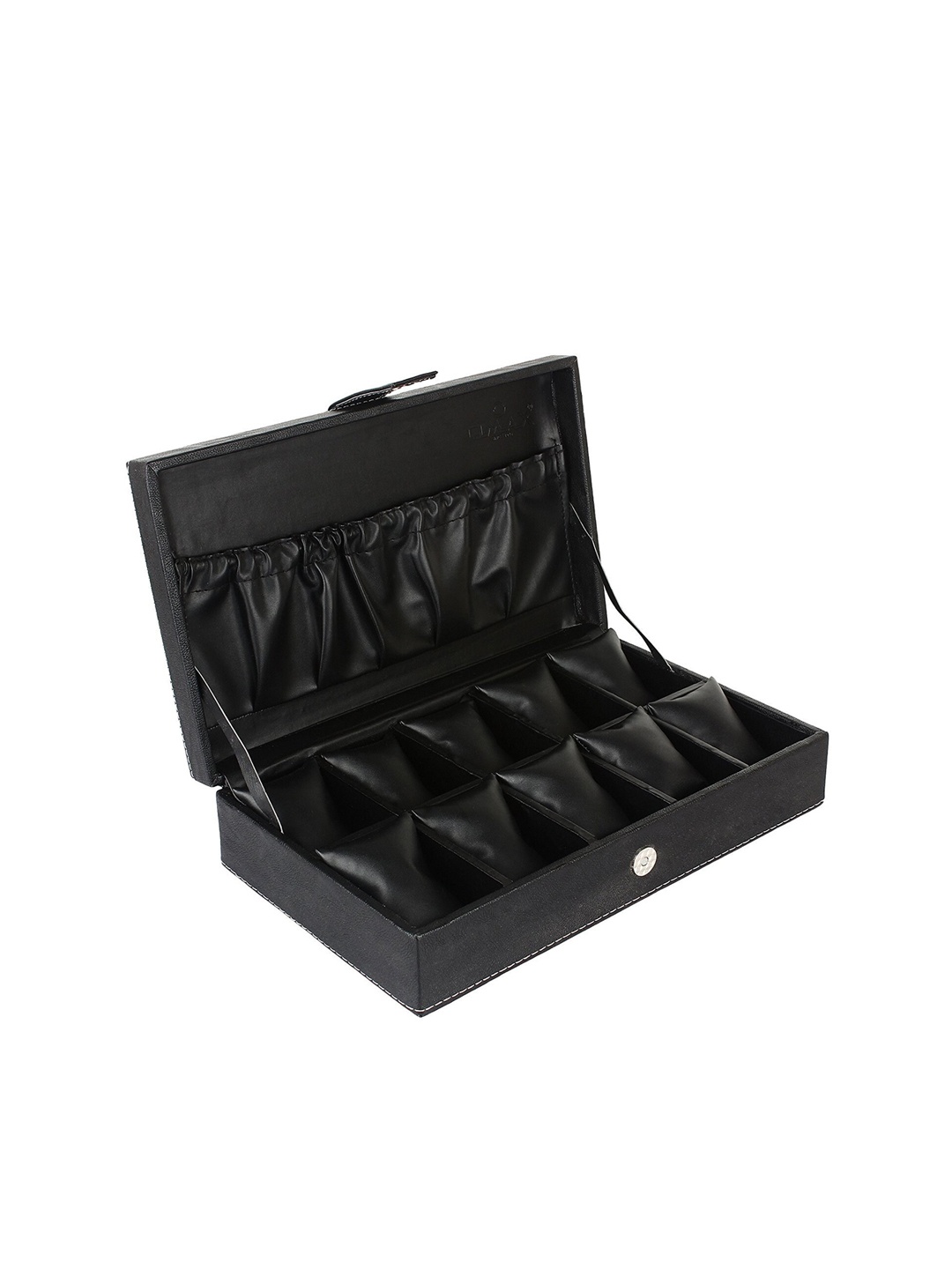 

Omax Black 10 Slot Watch Organizer