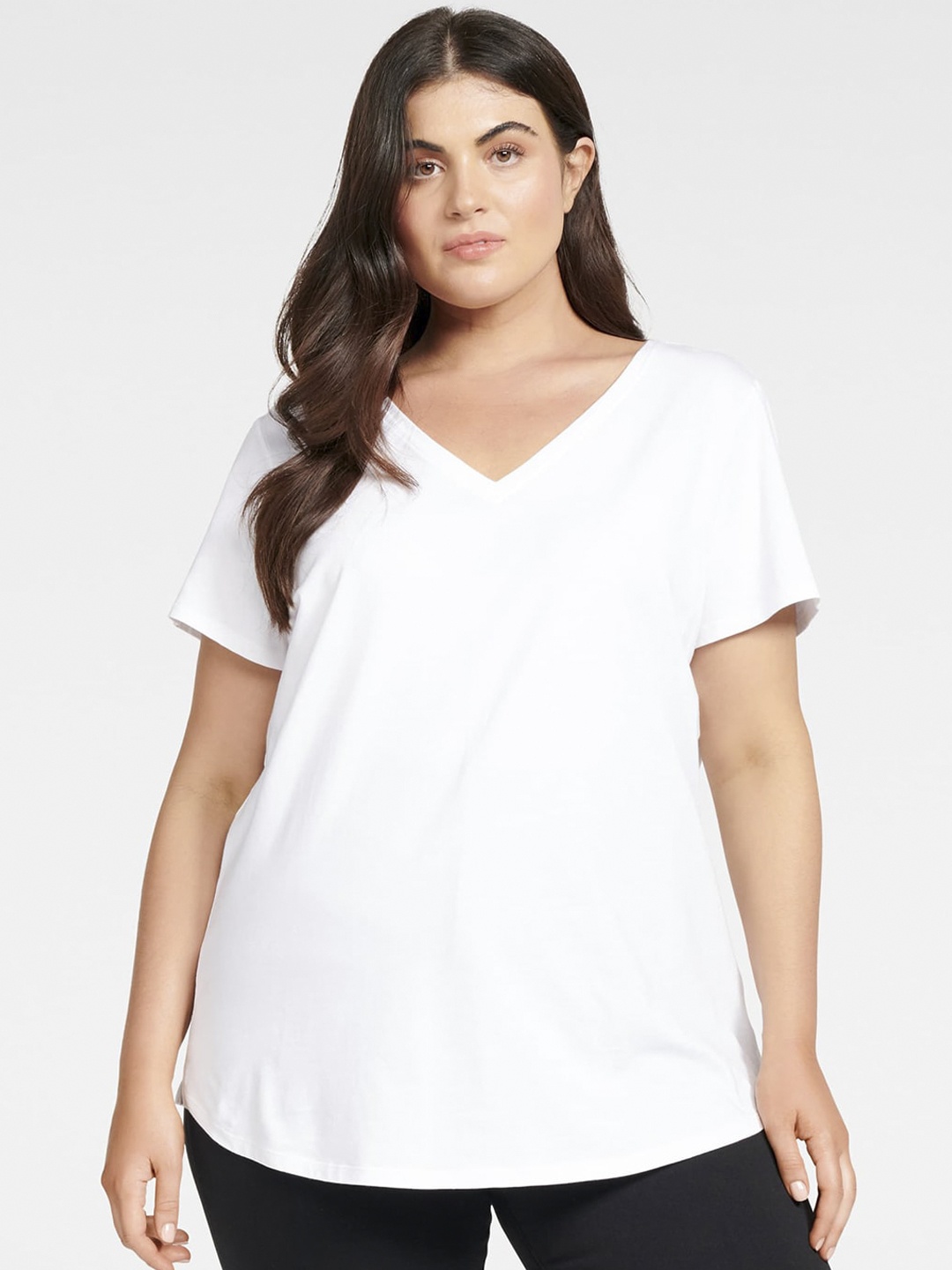 

Forever New White Cotton Top
