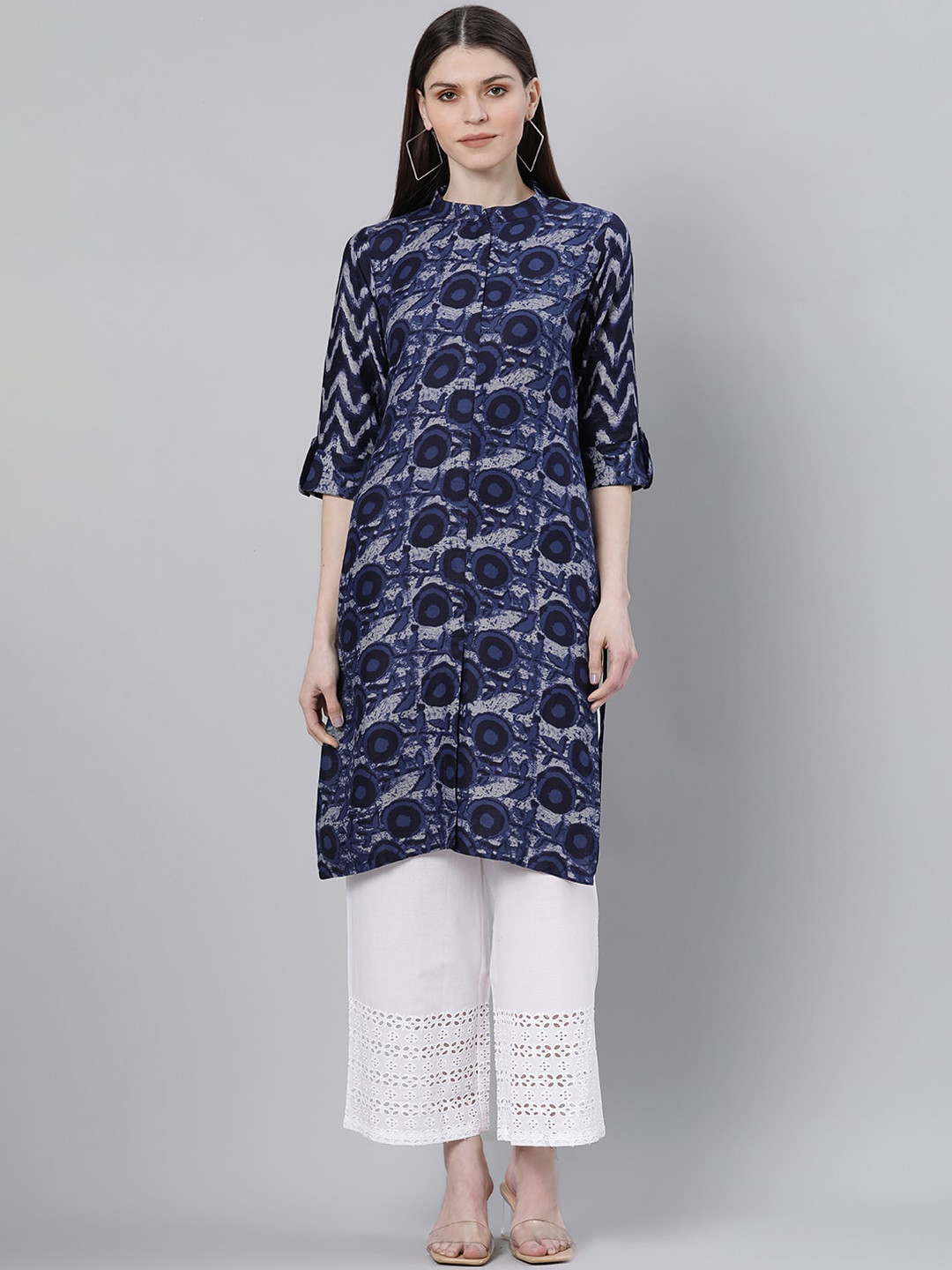 

Gerua By Libas Women Blue Dyed Kurta