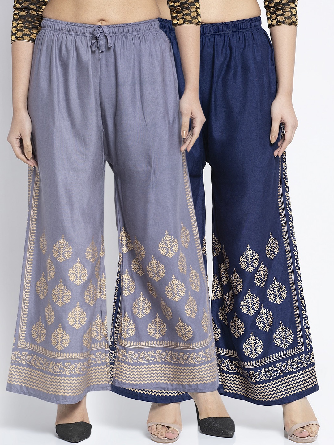 

GRACIT Women Grey Printed