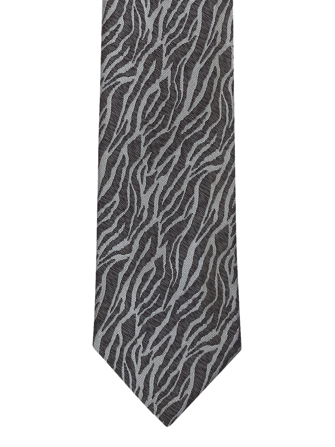 

Alvaro Castagnino Grey Printed Broad Tie