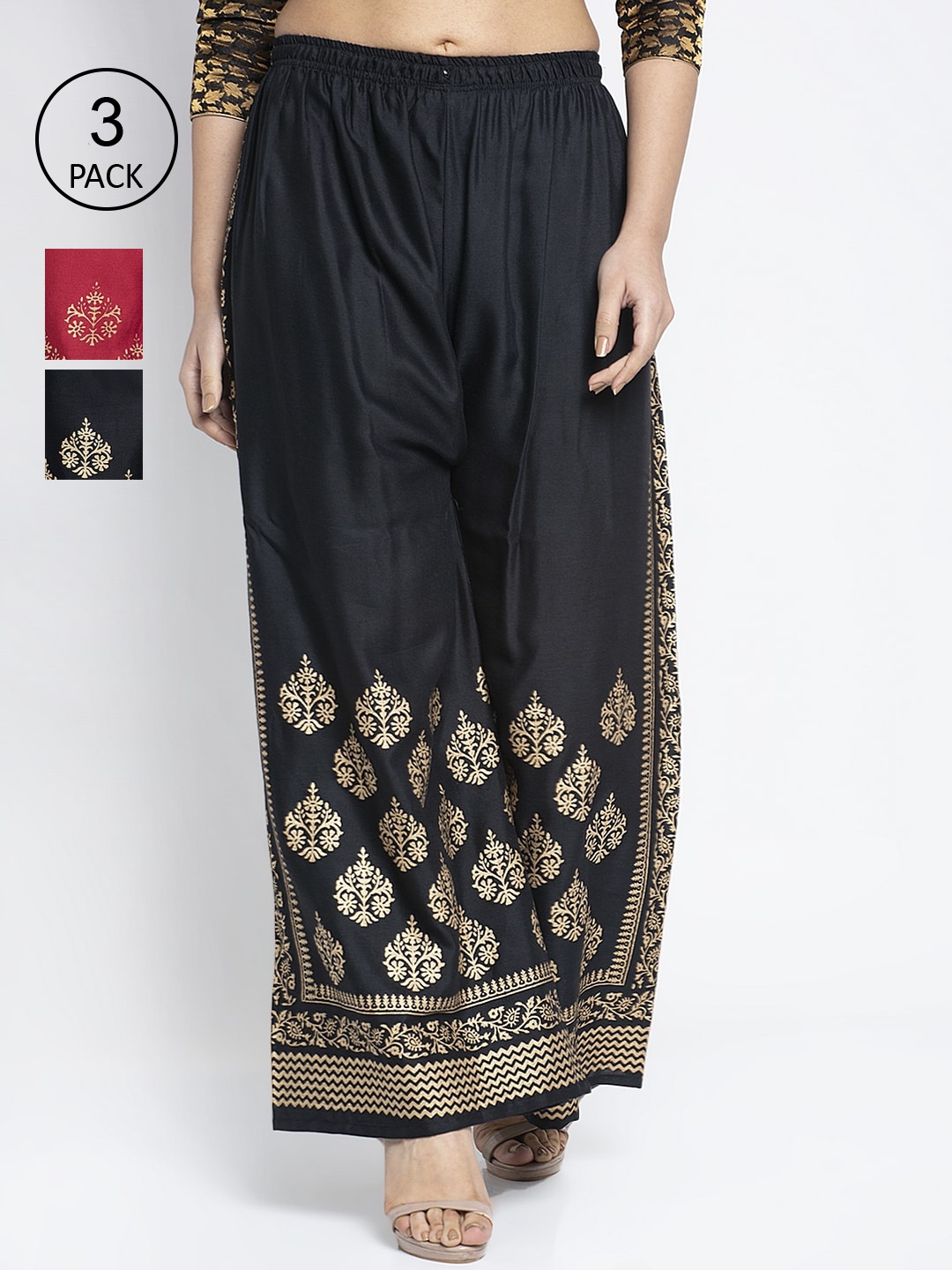 

GRACIT Women Black Printed