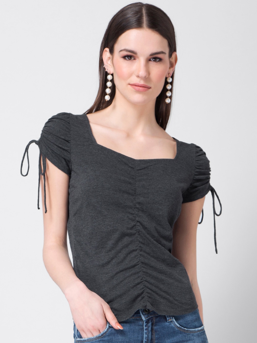 

FabAlley Grey Top