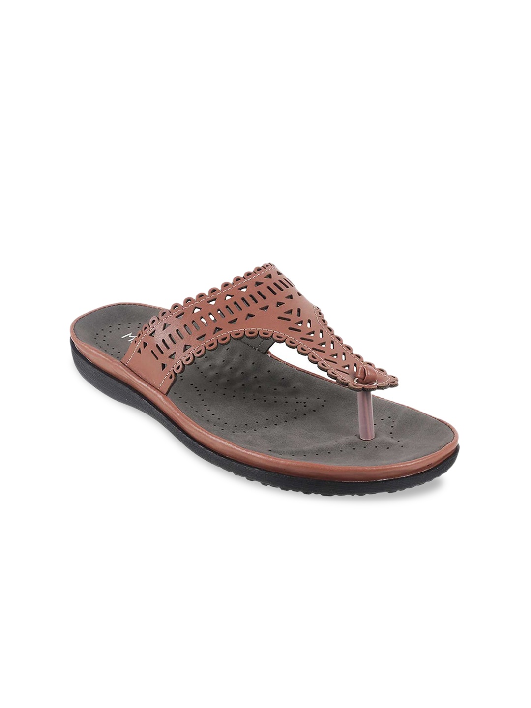 

Metro Women Peach-Coloured Textured Wedges